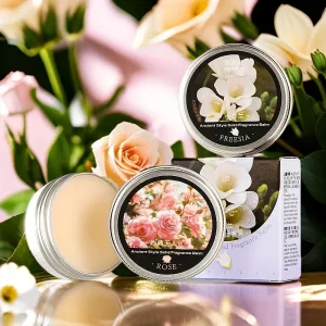 Solid Perfume 12g Long-lasting Fragrance Ladies Luxurious Solid Perfume Portable Perfume Mud,Valentine's Day Gifts Ancient Style