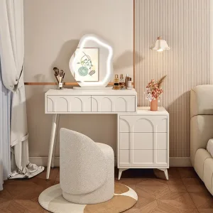 Small Decor Vanity Table Drawer Cheap Bedside Europa Mini Makeup Vanity Table Bedroom White Modern Coiffeuse De Chambre Dressers