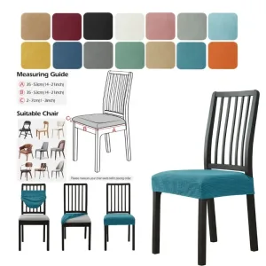 Adjustable Stool Chair Case Simple Jacquard All-season Anti-slip Split Modern Elastic Jacuqard Chair Cover Pad 2024