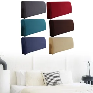 Bed Headboard Cover Removable Soft Bedroom Decor Elastic Bedhead Cover Protective Case Dustproof Cover Modern Bed Head Cover