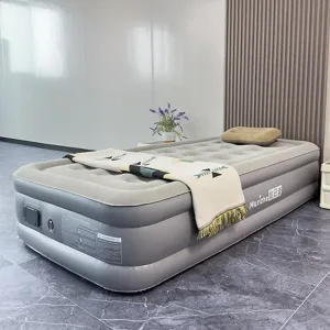 Camping Air Mattress with Built-in Pump Inflatable Mattress for Home & Guests Folding PVC Inflables Air Bed Travel Outdoor