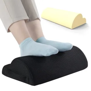 1pcs Memory Foam Office Foot Stool & Under Desk Footrest Leg Elevation Pillow for Gaming & Home Office