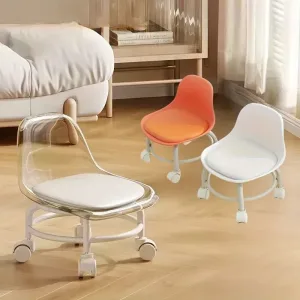 Household round stool, thickened small chair, plastic round stool, modern and simple high stool, dining table stool, stackable