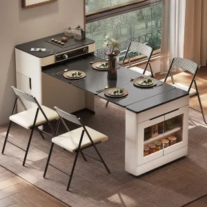 Italian Minimalist Extendable Foldable coffee tables Sintered Stone table basse coffee table fur Multi Use Home Island Tea Stati