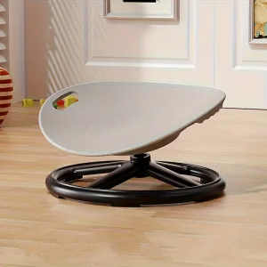 Ergonomic Swivel Sensory Chair - Eggshell Design, Anti-Slip Base & Durable Plastic. Manual Use, No Electricity Needed.