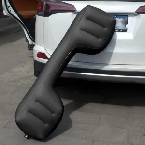 Car Travel Inflatable Mattress Car Back Seat Accessories Rear Clearance Pad Foot Pier Gap Padding Black