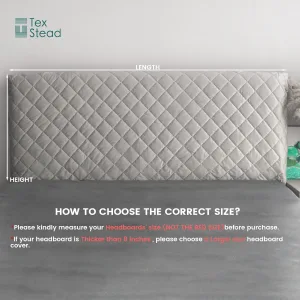 Thicken Headboard Cover Bed Back Dust Protector Cover Super Soft Solid Color Bed Haed Cover Quilte Head Cover