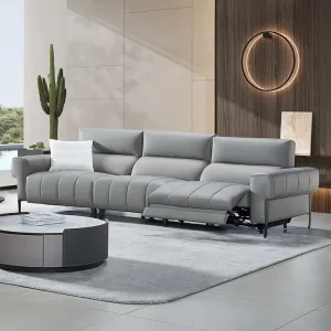 Modern New Design Adjusting Functional Recliners Soft-Touch Durable with Natural Elegance Electric Intelligent Leather Sofa