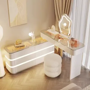 Extension European Vanity Desk Drawers Shelves Lounges Compact Dressing Table Makeup Corner Meuble Rangement Room Furnitures