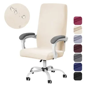 1pc Water Repellent Office Chair Cover Stretch Spandex Cloth Computer Seat Cover Slipcover Universal Gaming Chair Covers