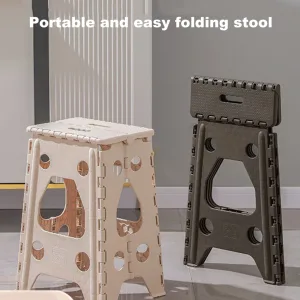18 Inch Collapsible Stepping Stool Plastic Stools for Adults and Kids 400 LBS Capacity Collapsible Stool for Kitchen Dining Room