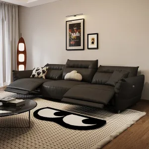 Modern Black Living Room Sofas Wood Minimalist Sleeper Bed Living Room Sofas Electric Relax Divani Per Soggiorno Furniture