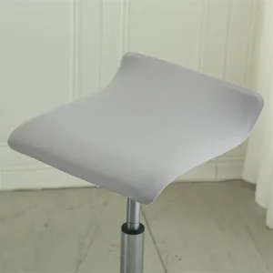 Elastic Print Square Bar Stool Cover Removable Washable Dust Cover for Swivel/Lifting Rotating Chairs Home/Hotel/Cafe