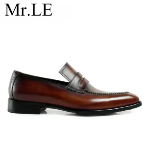 Loafer Men Man Shoes Adult Party Striped Round Toe No Slip On Men's Loafers Men Loafers Fashion