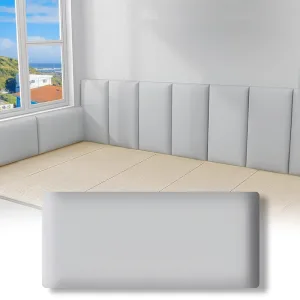 5PC Wall Stickers Self-adhesive 3D Thicken Anti-collision Tatami Soft Back Wall Mat Anti-bump Living Room Background Pad Decor